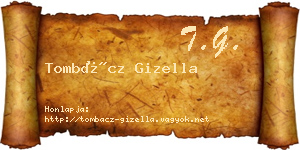 Tombácz Gizella névjegykártya